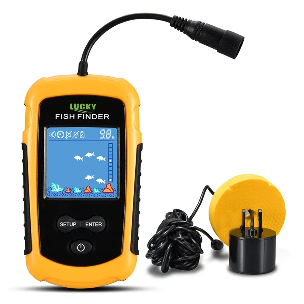 Fish Finder Portable - 행운의 LCD 컬러 스크린 휴대용 유선