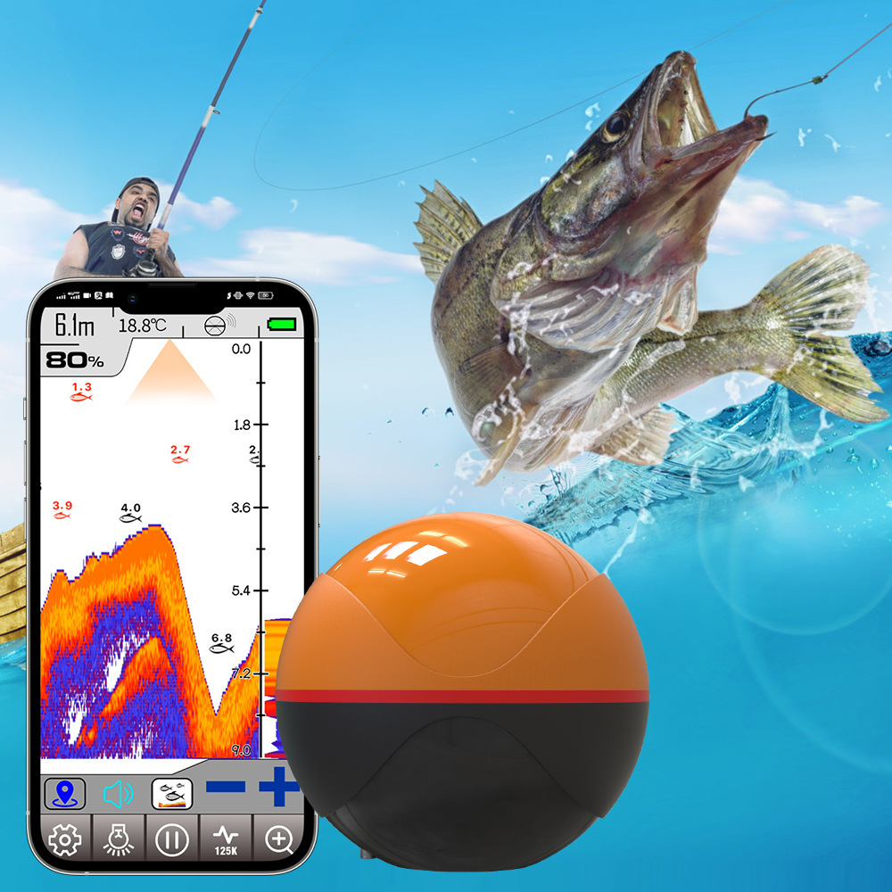 새로운 듀얼 주파수 스마트 와이파이 어군탐지기, 고화질 - Fish Finder 리뷰 및 가격
