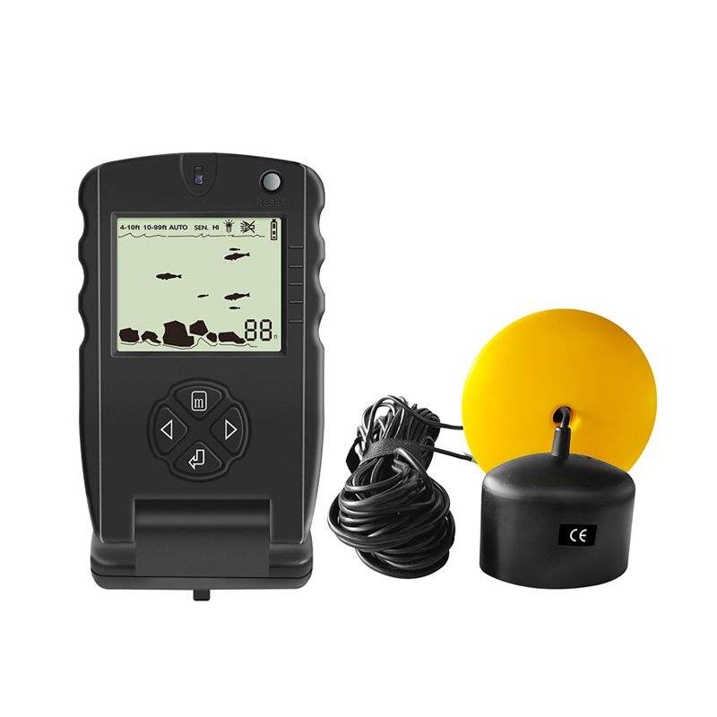 새로운 휴대용 어군탐지기, 알람 트랜스듀서가 있는 얼음 - Fish Finder Portable 리뷰 및 가격