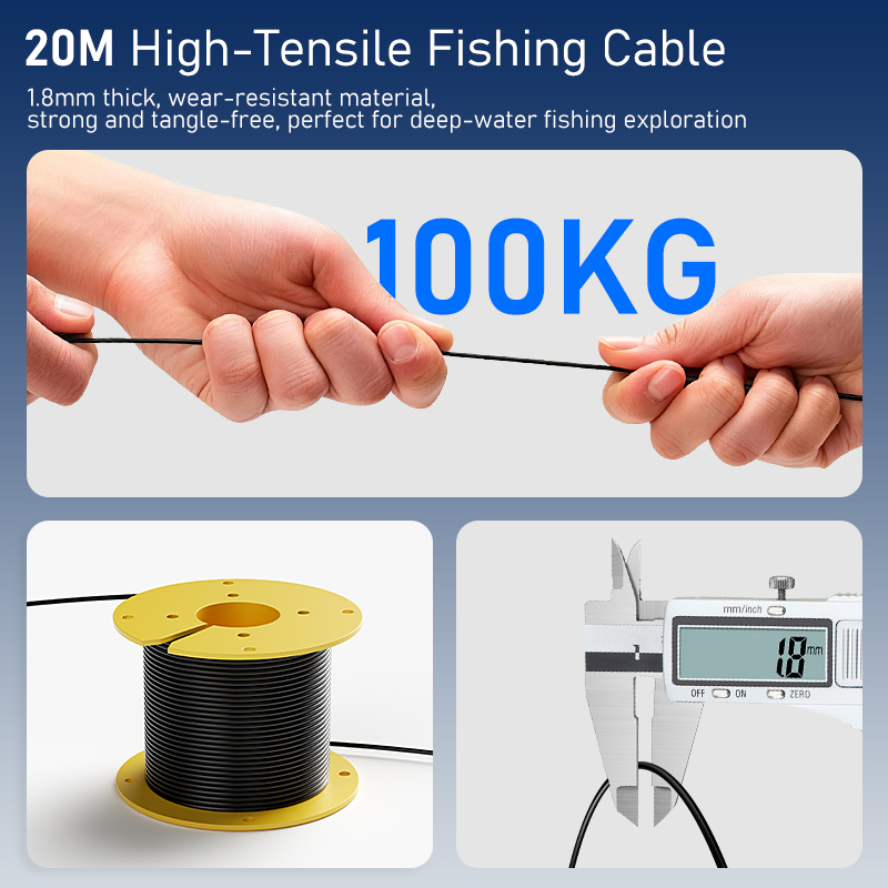 4.3인치 LCD 휴대용 어군탐지기, 20m 수중 카메 - Fish Finder Portable 리뷰 및 가격