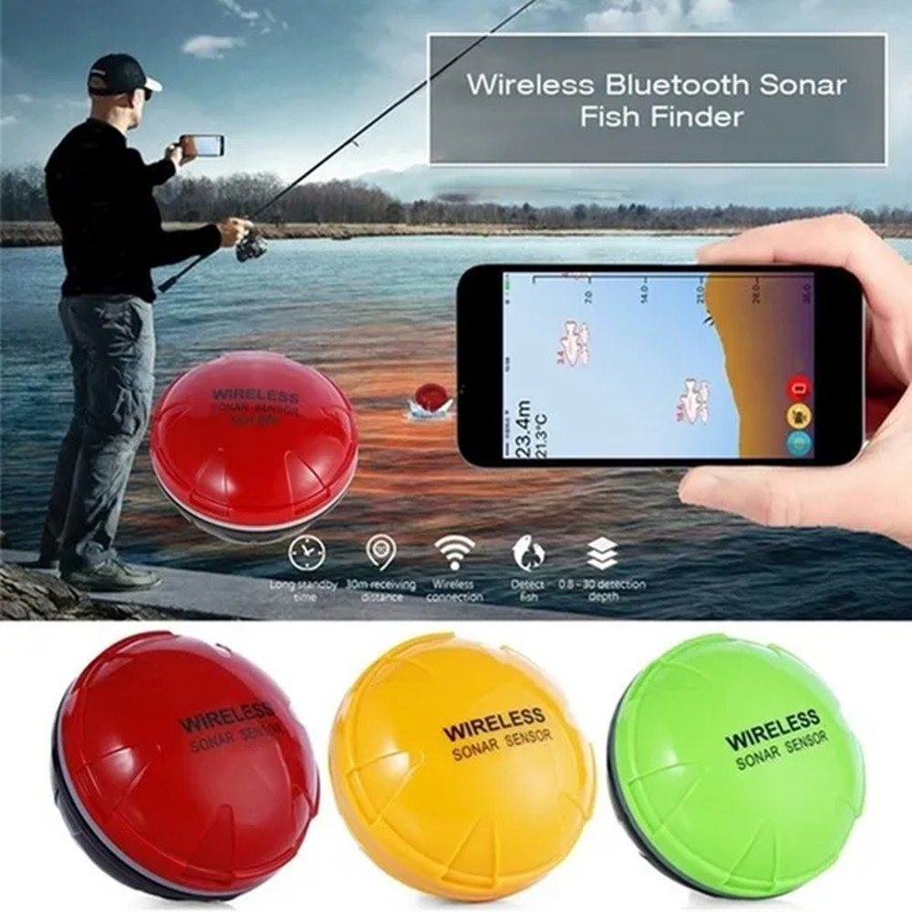 PUPOPAN 100M 브랜드의 새로운 스마트 폰 어군 - Fishing Depth Finder 리뷰 및 가격
