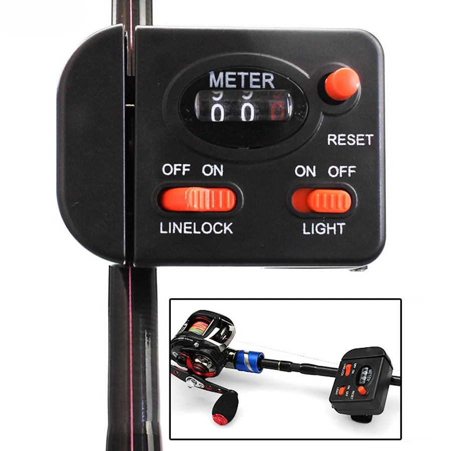 디지털 낚시줄 카운터 디스플레이 0-99.9M 클립형  - Fishing Depth Finder 리뷰 및 가격